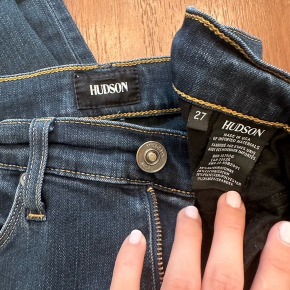 Hudson Jeans - Barbara High Rise Super Skinny Denim - Picture 3 of 4